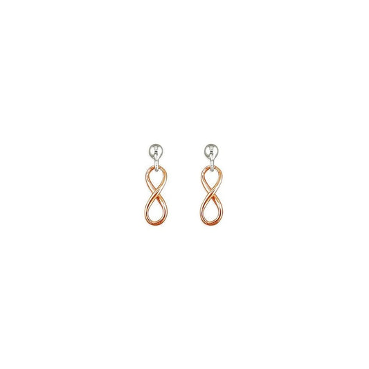 ROSE GOLD VERMEIL INFINITY DROP EARRINGS