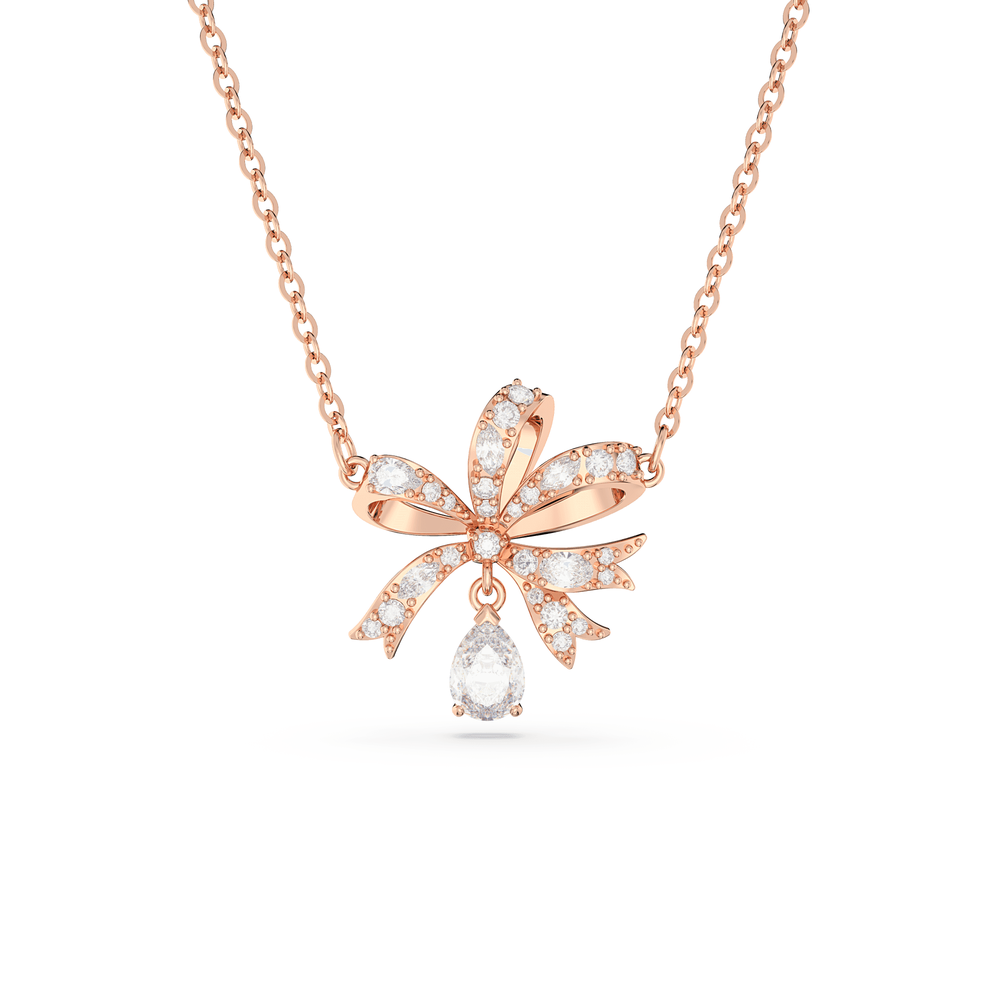 ROSE SMALL BOW VOLTA PENDANT