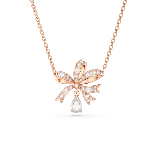 ROSE SMALL BOW VOLTA PENDANT