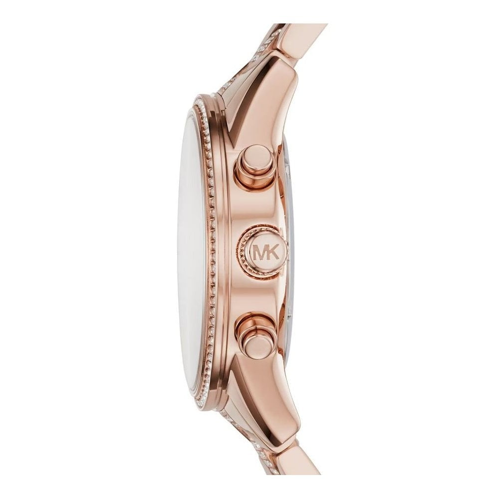 Ritz, Chronograph, Ladies Rosegold Stainless Steel Watch