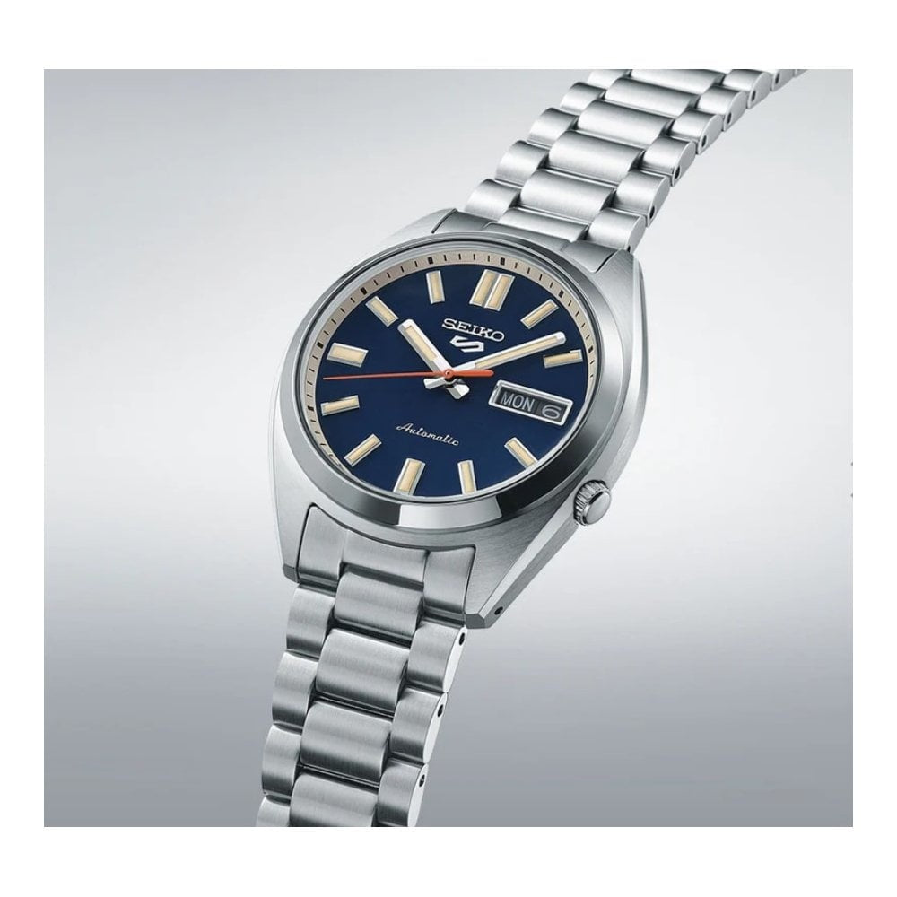 SEIKO 5 CLASSIC SPORTS BLUE DIAL AUTOMATIC WATCH