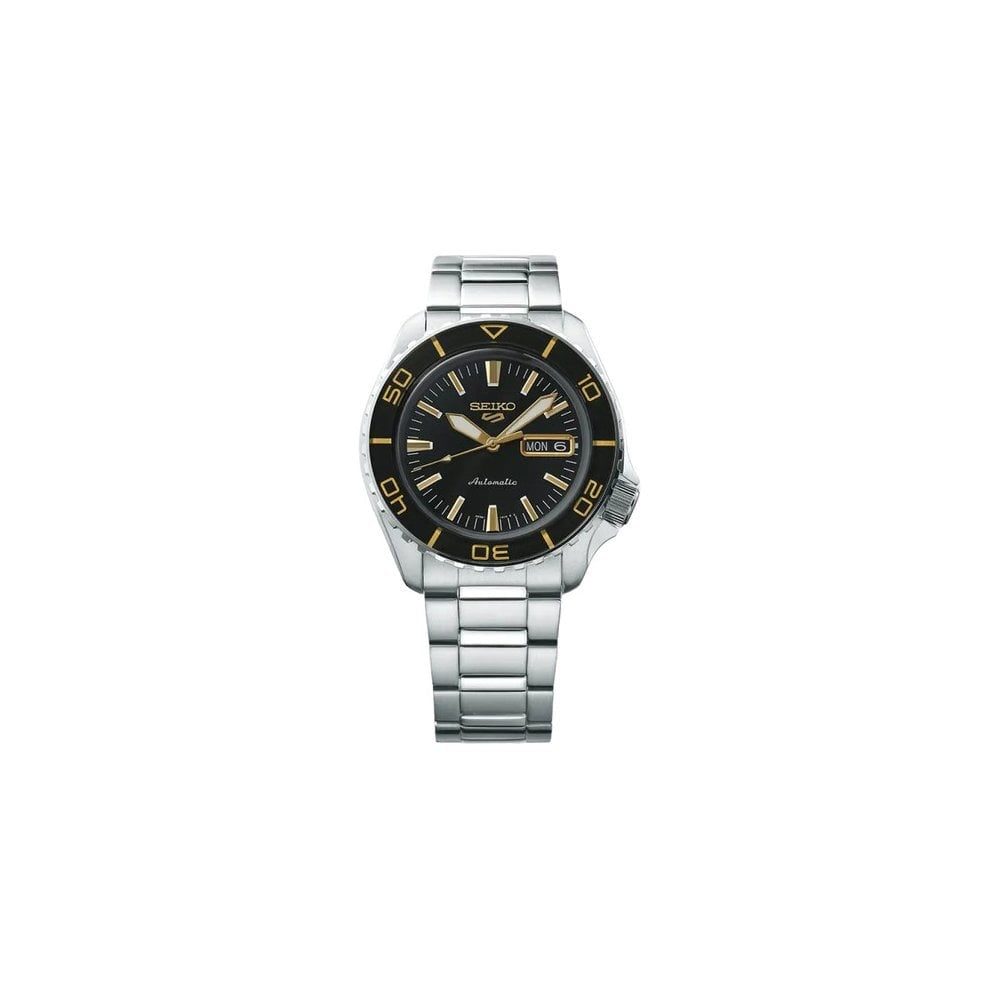 SEIKO 5 SPORTS REINTERPREATION BLACKTONE REDUX AUTOMATIC WATCH