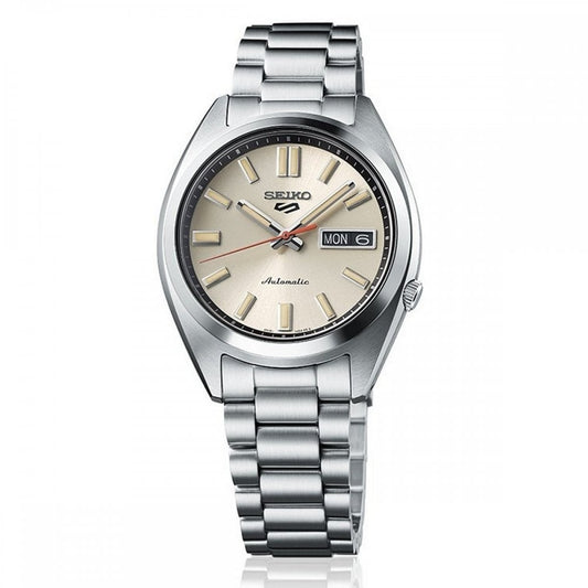 SEIKO 5 SPORTS SNXS REINTERPERATION IVORY DIAL AUTOMATIC GENTS WATCH