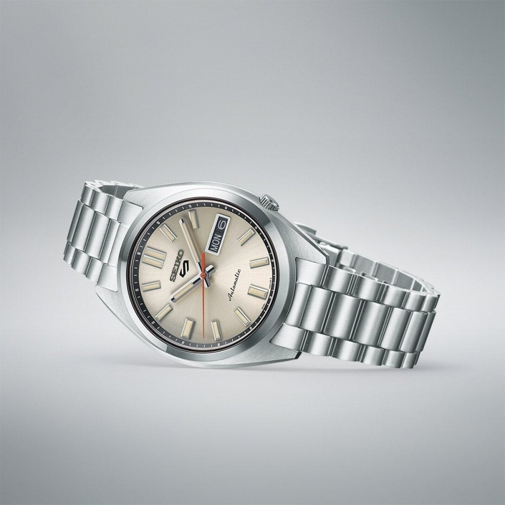 SEIKO 5 SPORTS SNXS REINTERPERATION IVORY DIAL AUTOMATIC GENTS WATCH
