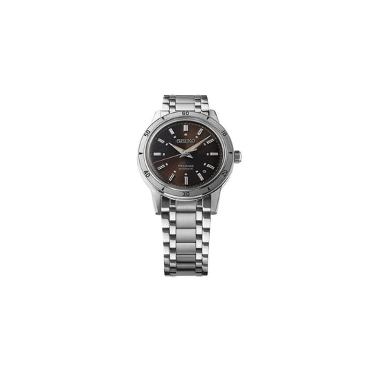 SEIKO PRESAGE 60'S STYLE BROWN DIAL AUTOMATIC WATCH