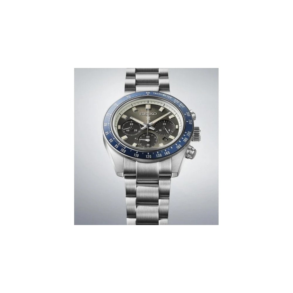 SEIKO PROSPEX Grand Touring Solar SpeedTimer Grey Dial Chronograph