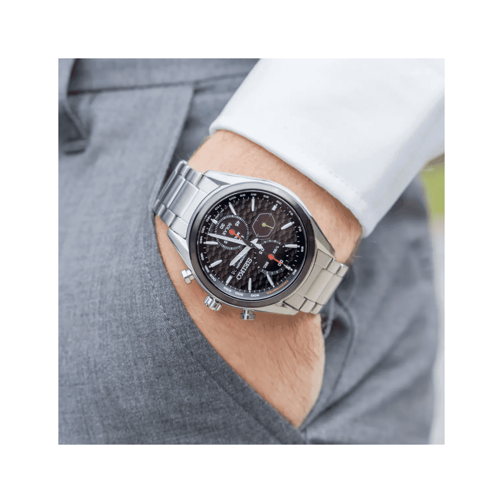 SEIKO SOLAR MACCHINA SPORTIVA WATCH
