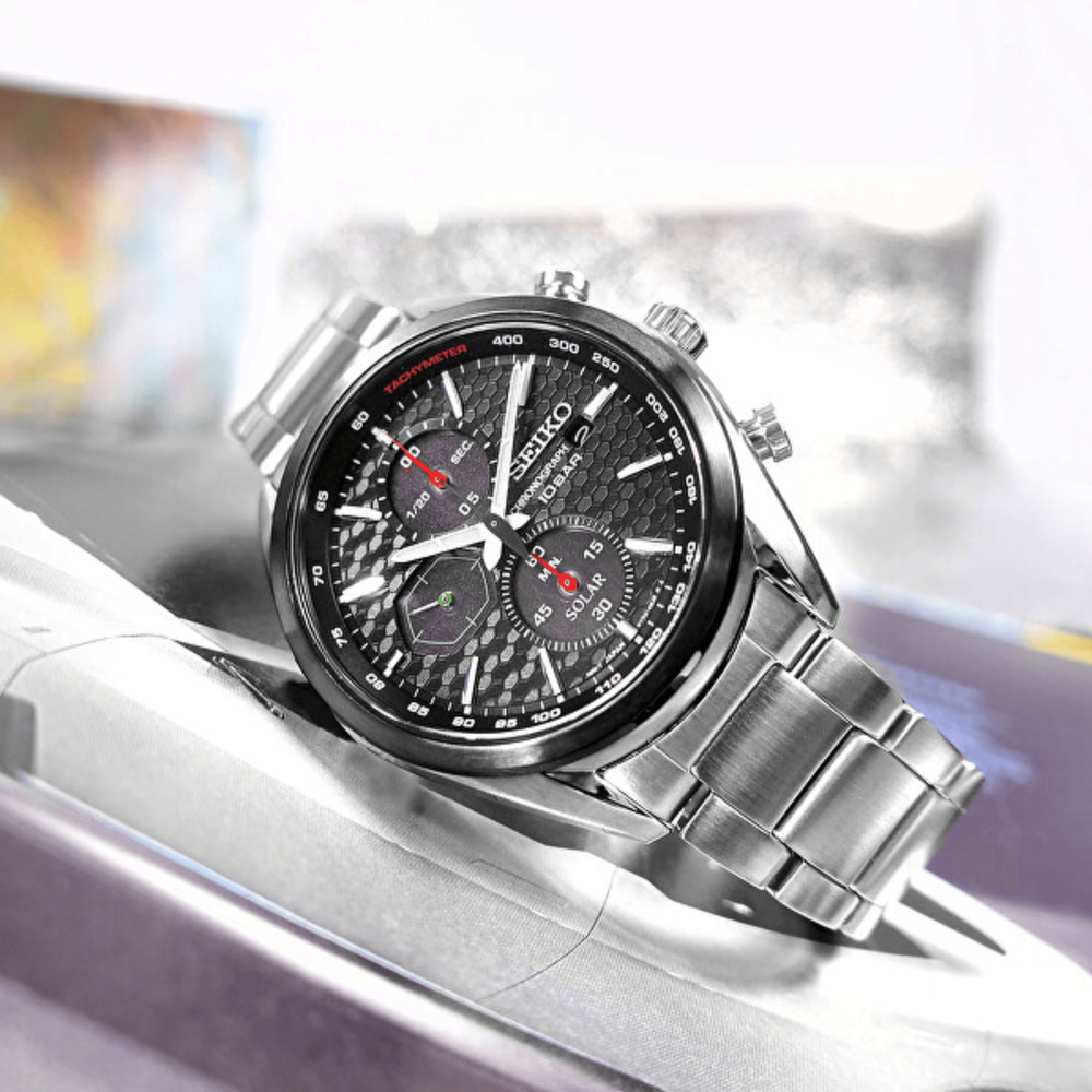 SEIKO SOLAR MACCHINA SPORTIVA WATCH