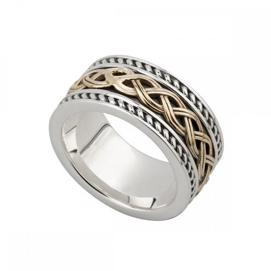 SILVER/10CT RING