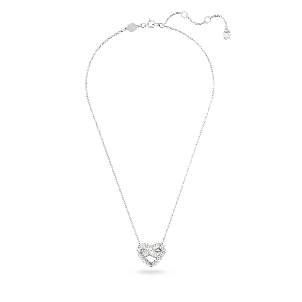 SILVER MATRIX HEART PENDANT