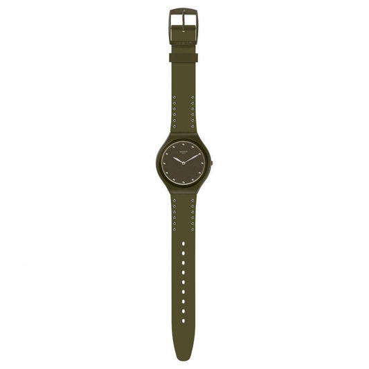 SKINSPIKES EXTRA SLIMLINE SWATCH WITH KHAKI GREEN STRAP