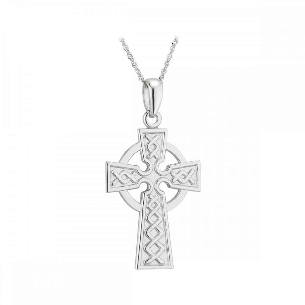 SOLVAR 14K WHITE GOLD CROSS