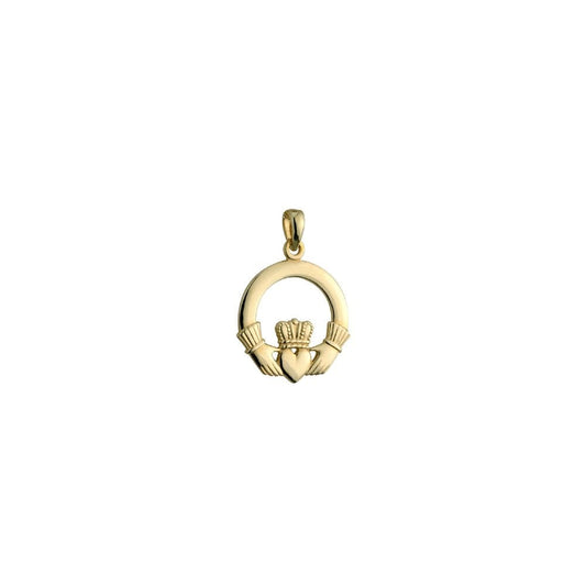 SOLVAR 9K GOLD MEDIUM CLADDAGH CHARM