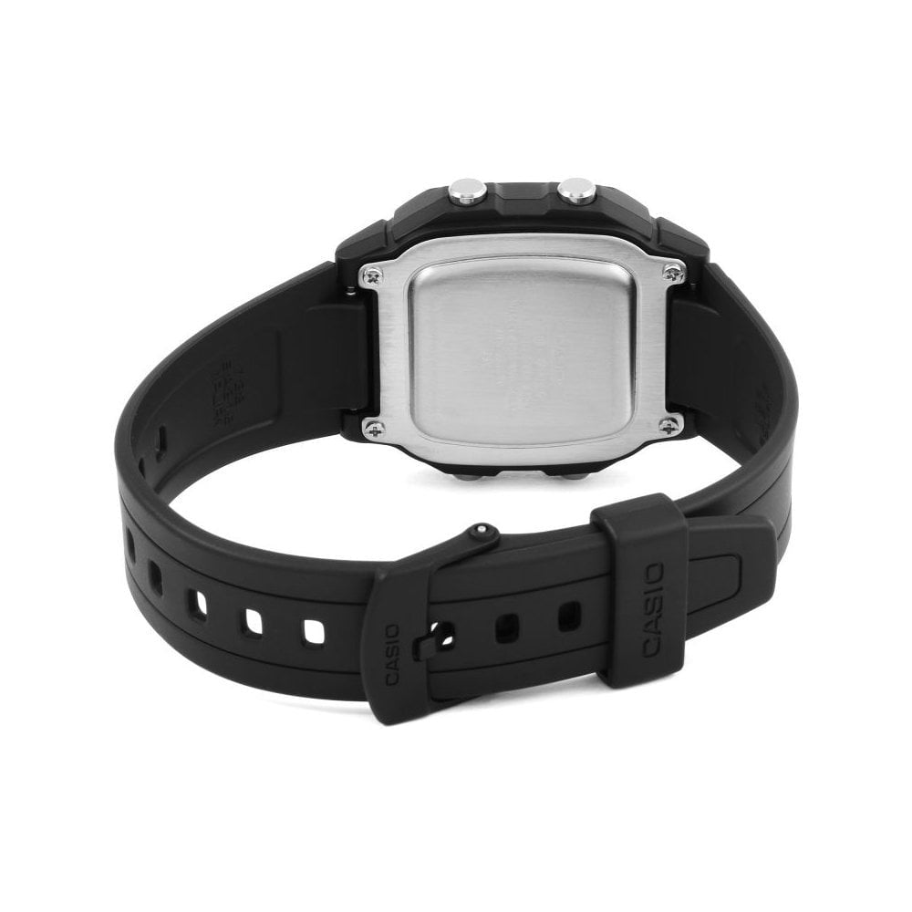 SPORTS GEAR CHRONOGRAPH ALARM WATCH WITH BLACK RUBBER STRAP