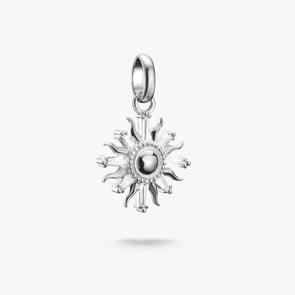 SS CZ SUN CONNECT CHARM