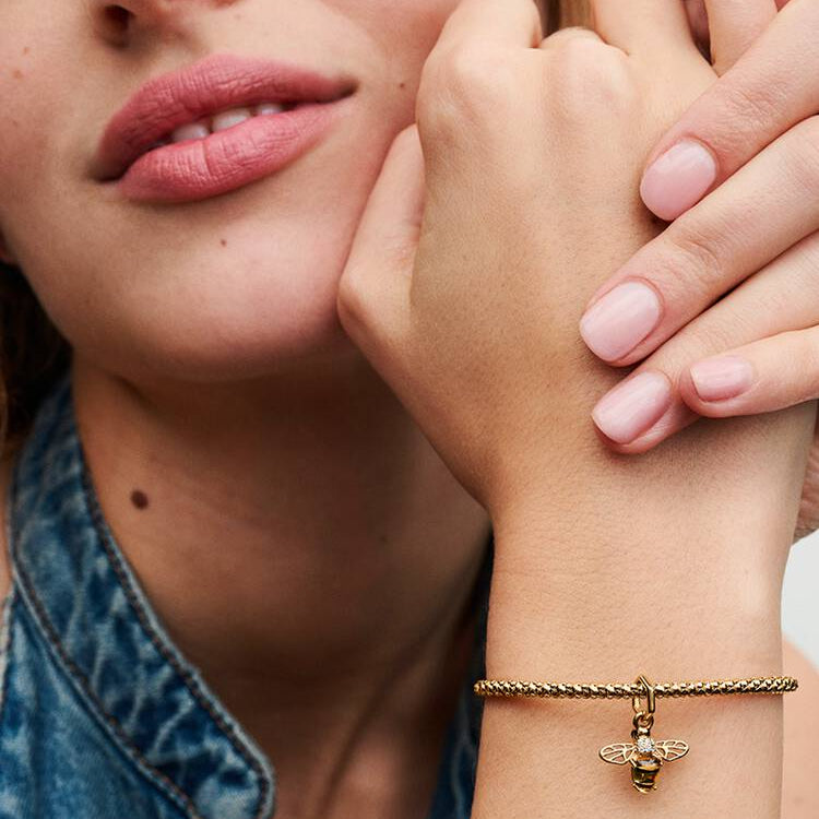 Sparkling Bee Dangle Pandora Charm