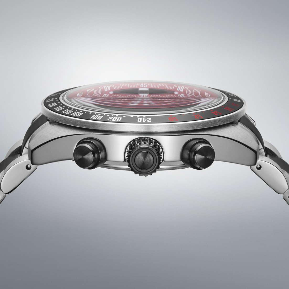 SEIKO WATCH PROSPEX SPEEDTIMER 'DATSUN' LIMITED EDITION SOLAR GENTS STAINLESS STEEL WATCH