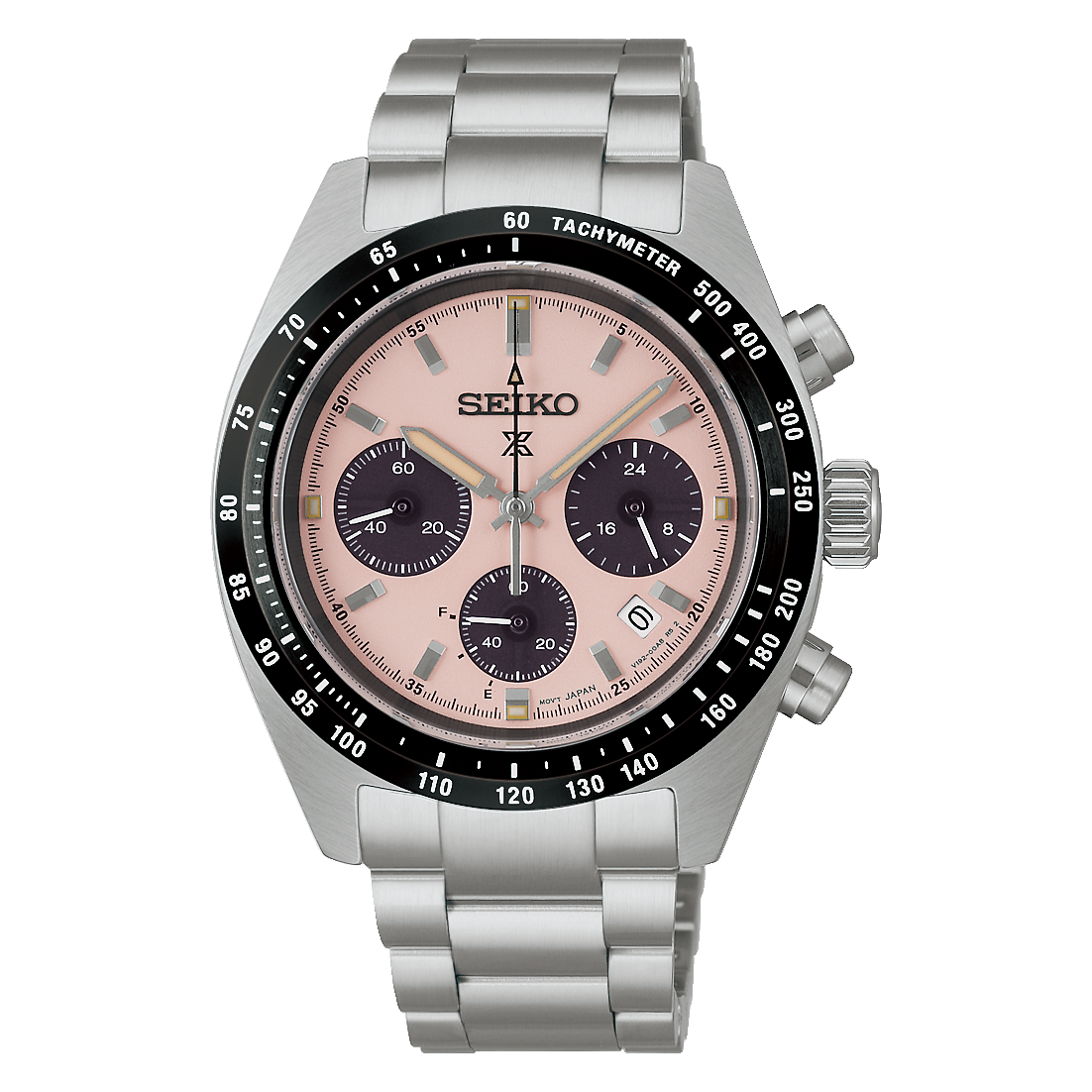 SEIKO PROSPEX NEOCLASSIC PINK SOLAR SPEEDTIMERS WATCH