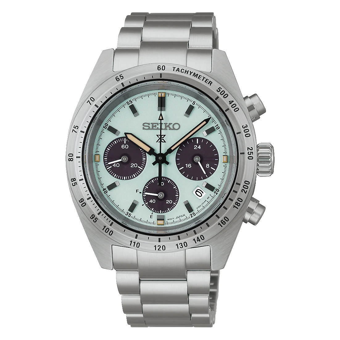 SEIKO PROSPEX NEOCLASSIC MINT GREEN SOLAR SPEEDTIMERS WATCH