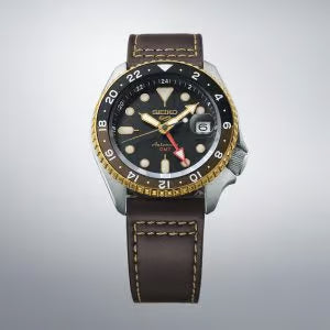 SEIKO 5 SPORTS AUTOMATIC BLACK DIAL WATCH