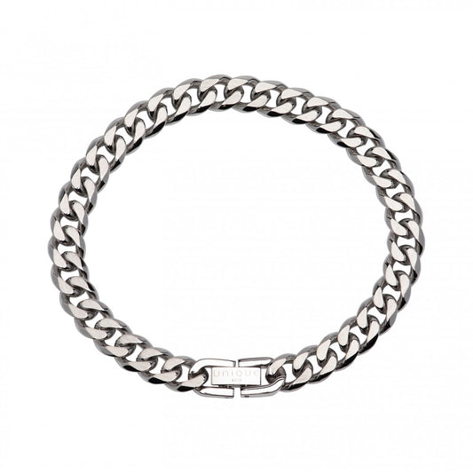 STAINLESS STEEL CURB CHAIN BRACELET