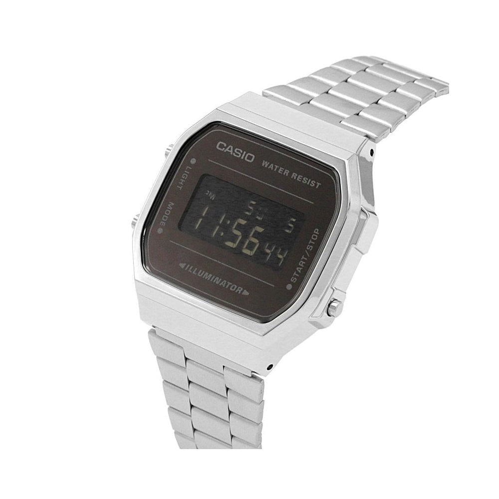 STAINLESS STEEL UNISEX RETRO DIGITAL BRACELET WATCH
