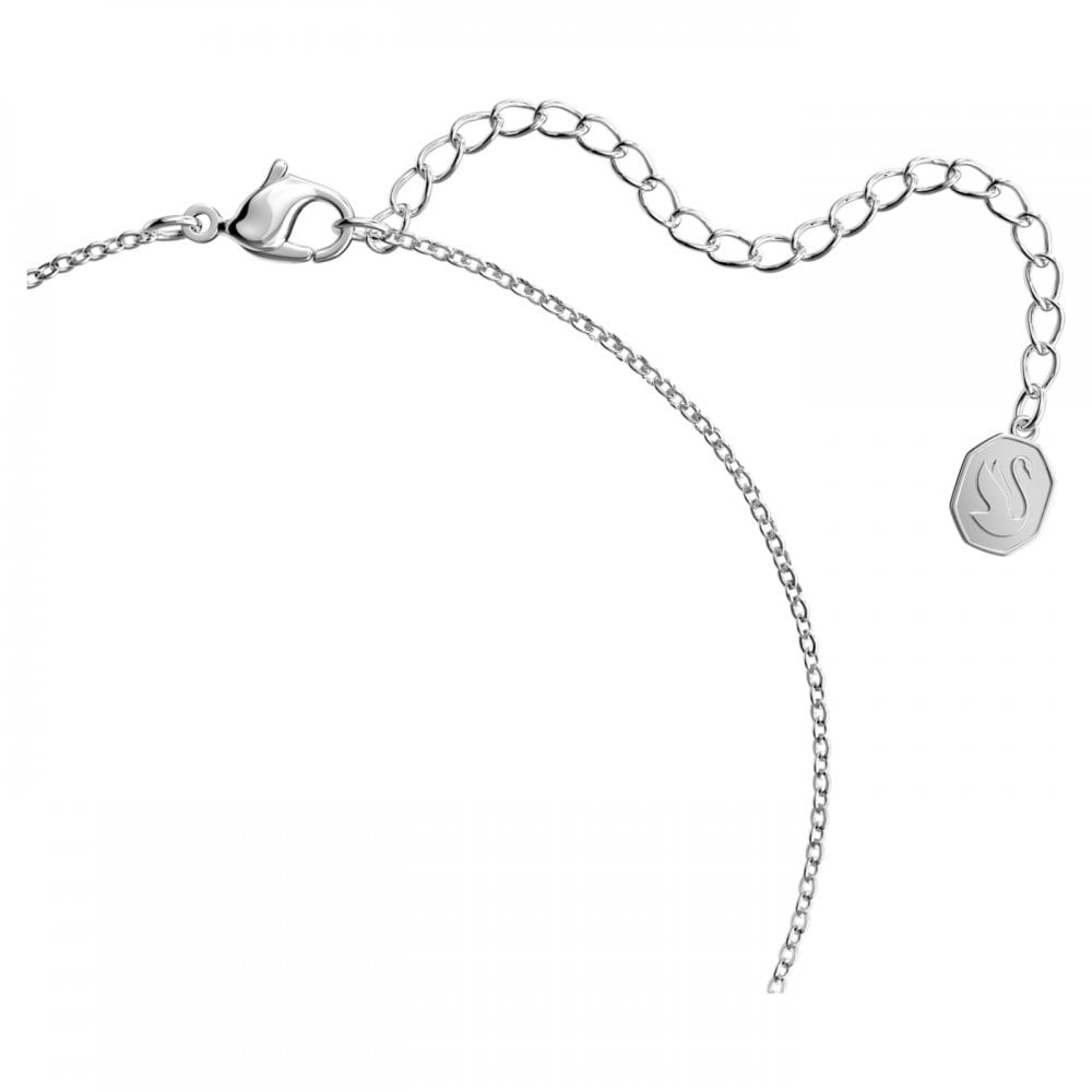 STELLA RHODIUM PLATED STAR PENDANT WITH CLEAR CRYSTAL