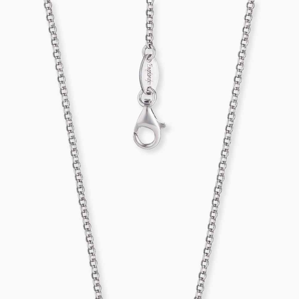 STERLING SILVER 45CM BELCHER CHAIN