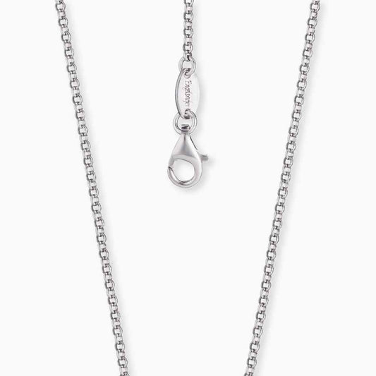 STERLING SILVER 45CM BELCHER CHAIN