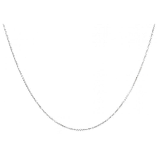 STERLING SILVER ADJUSTABLE SPIGA SLIDER CHAIN 51CM/20"