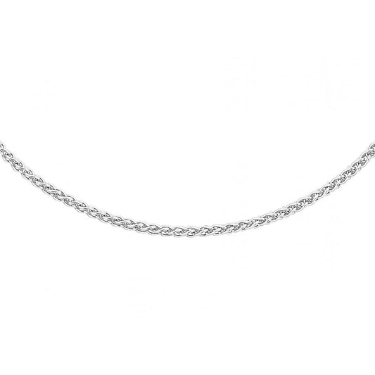 STERLING SILVER ADJUSTABLE SPIGA SLIDER CHAIN 51CM/20"