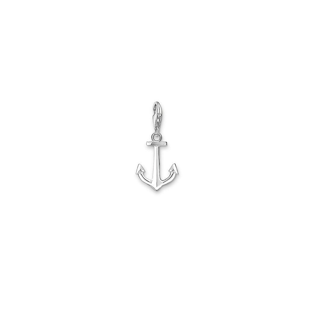 STERLING SILVER ANCHOR CHARM PENDANT