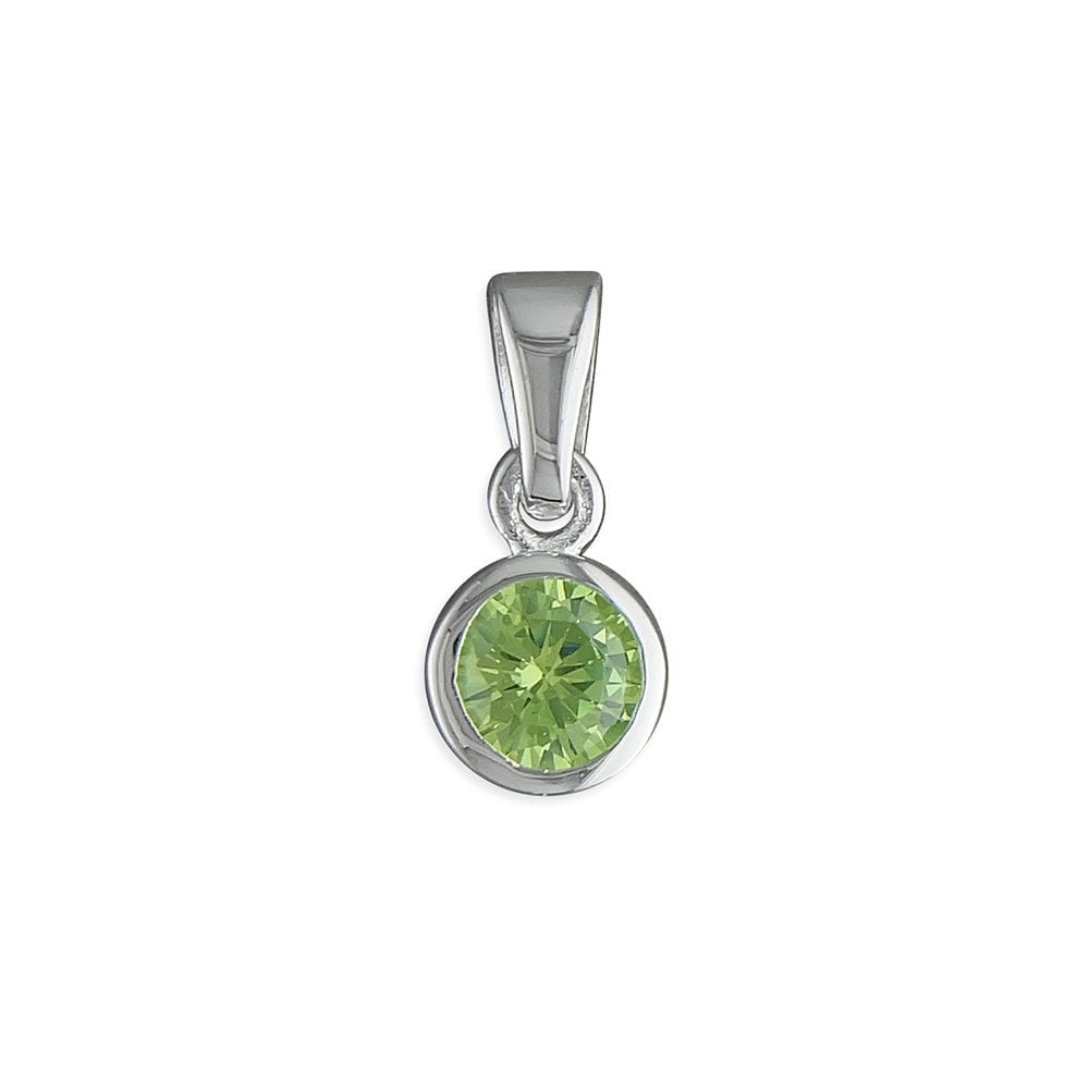 STERLING SILVER AUGUST BIRTHSTONE PENDANT