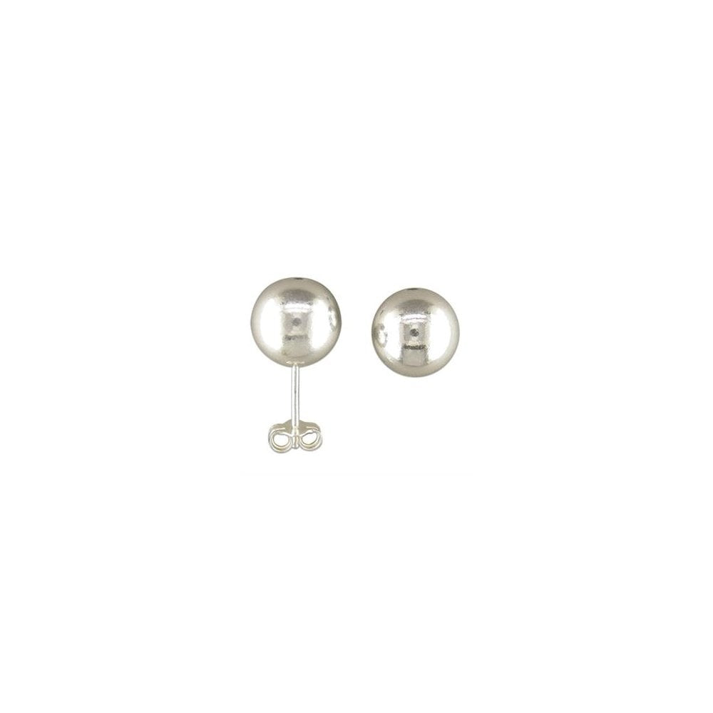 STERLING SILVER BALL STUD EARRINGS