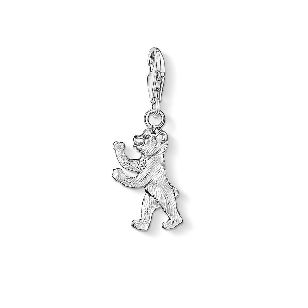 STERLING SILVER BERLIN BEAR CHARM PENDANT
