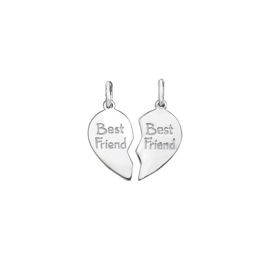 STERLING SILVER BEST FRIENDS PENDANT 