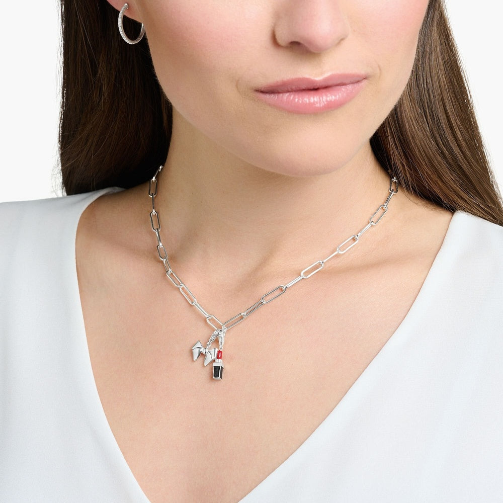 STERLING SILVER BOW CHARM PENDANT