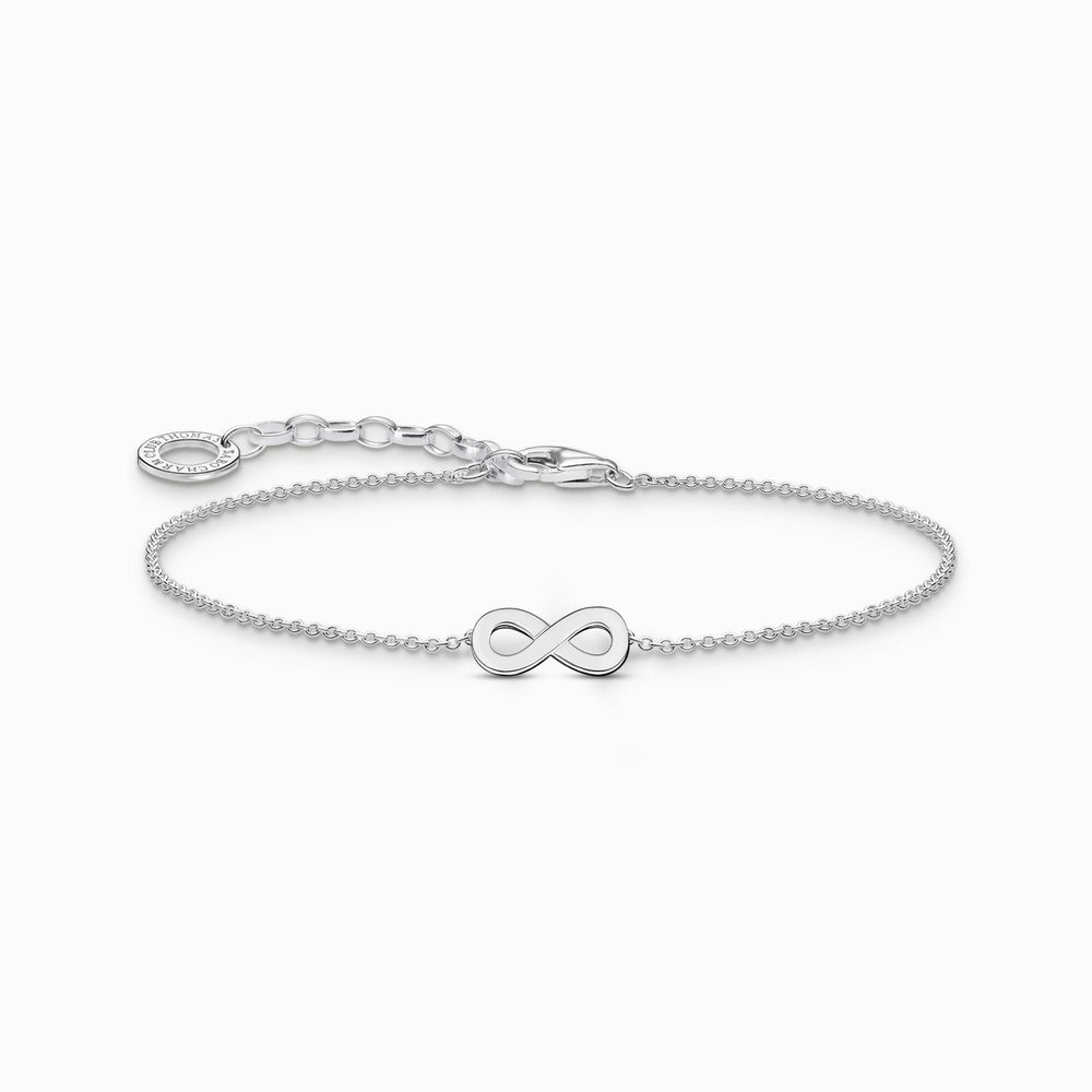 STERLING SILVER BRACELET WITH INFINITY PENDANT