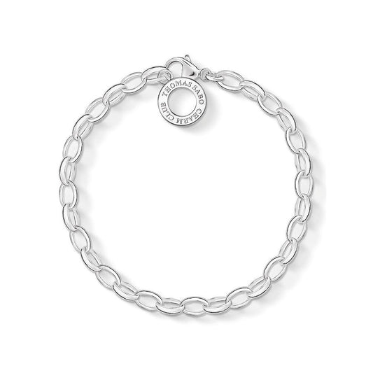STERLING SILVER CLASSIC CHARM BRACELET