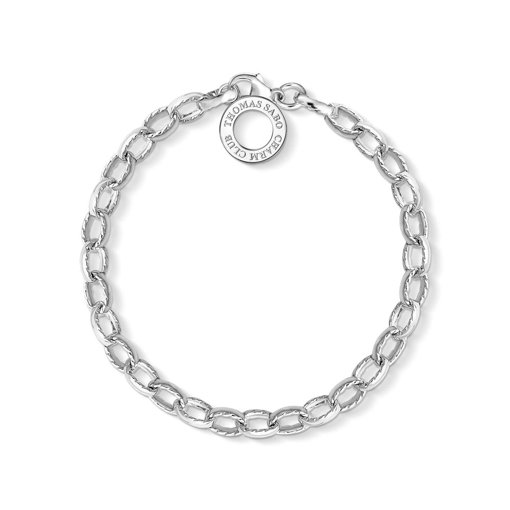 STERLING SILVER CLASSIC CHARM BRACELET