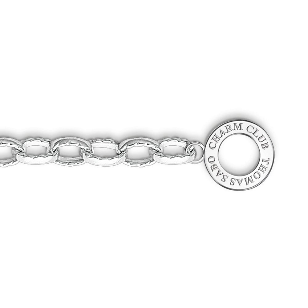 STERLING SILVER CLASSIC CHARM BRACELET