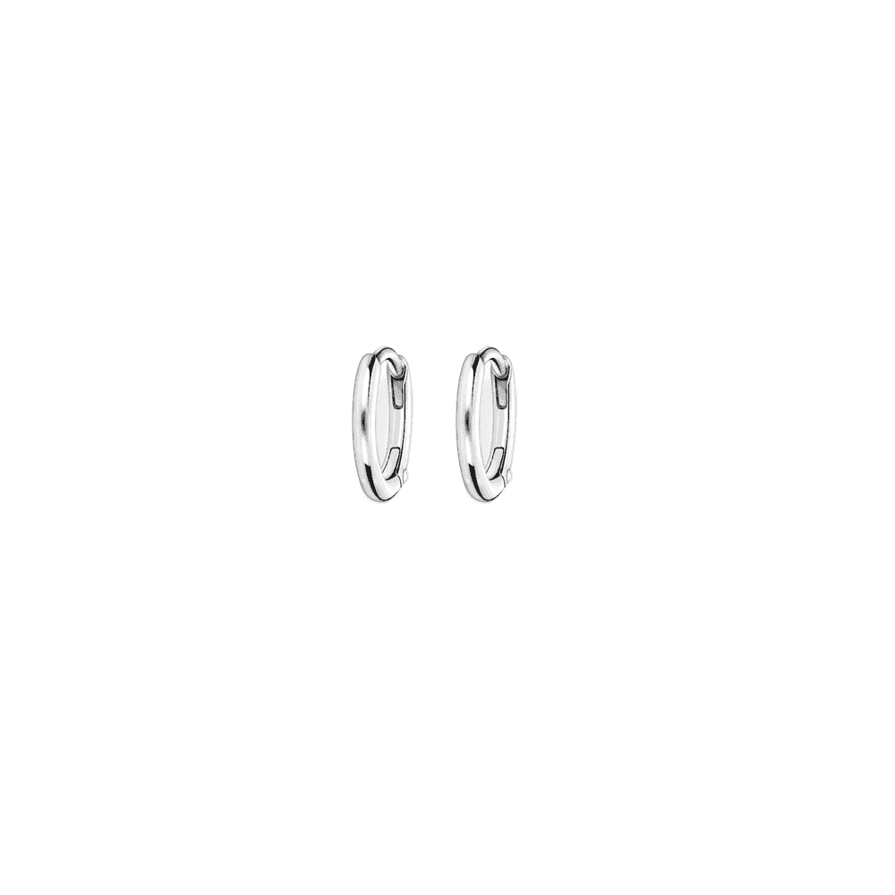 STERLING SILVER CLASSIC HOOP EARRING