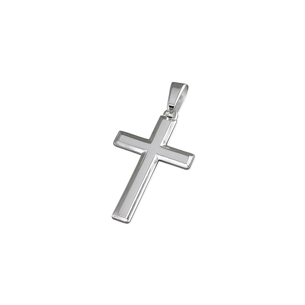 STERLING SILVER CROSS PENDANT 