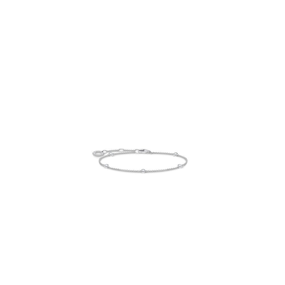 STERLING SILVER CUBIC ZIRCONIA BRACELET