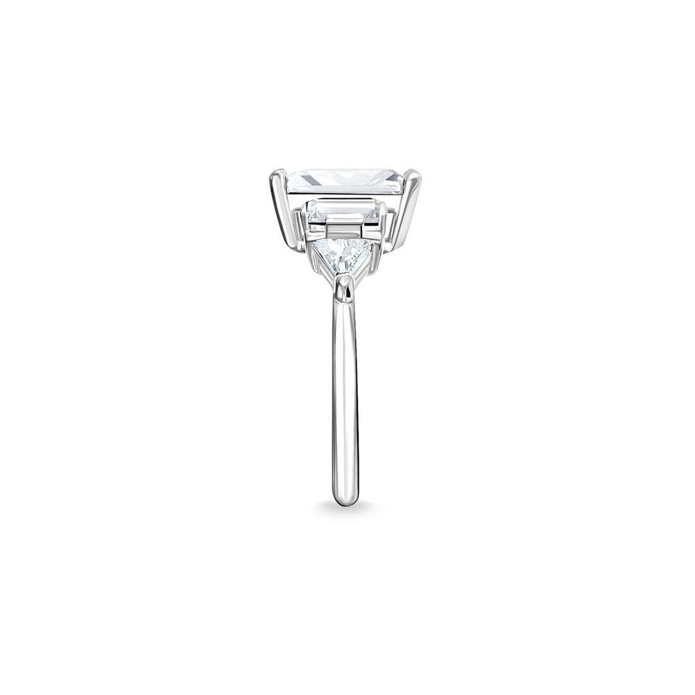 STERLING SILVER CUBIC ZIRCONIA COCKTAIL RING 