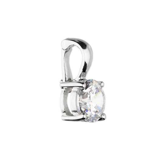 STERLING SILVER CUBIC ZIRCONIA PENDANT 