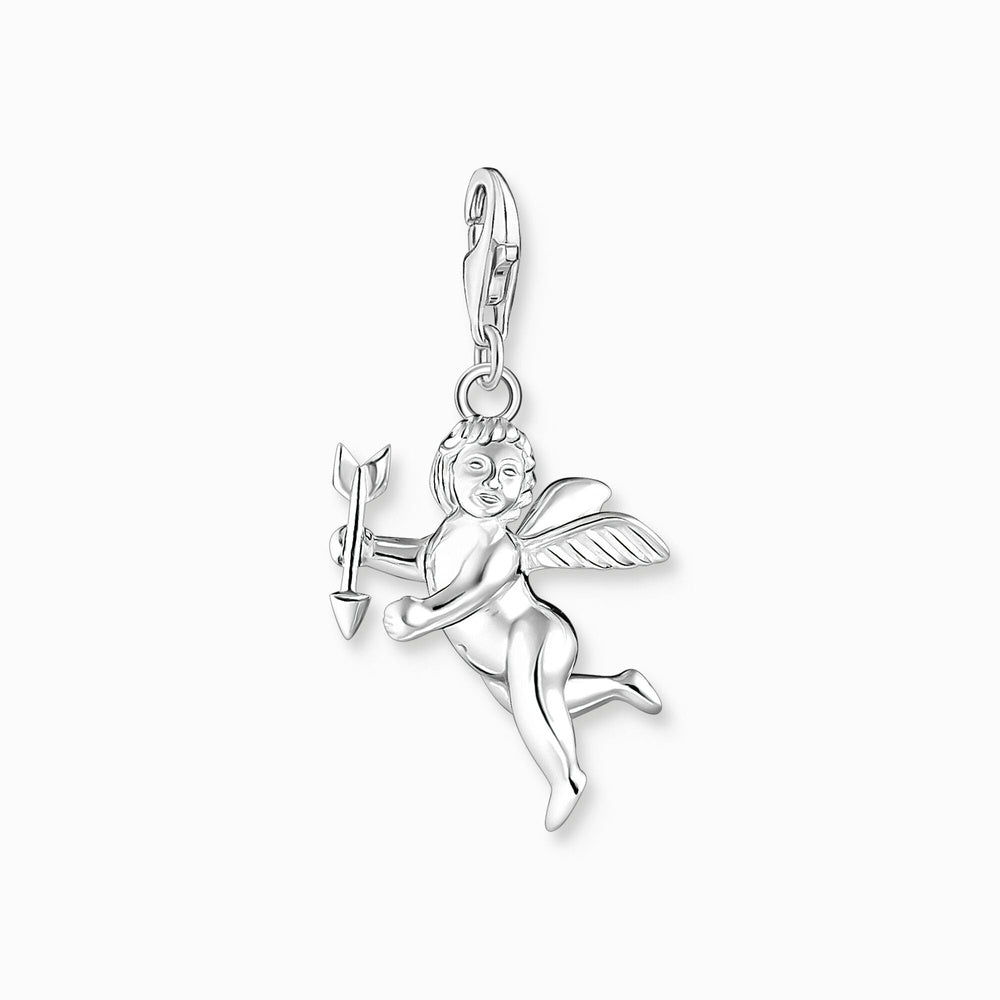 STERLING SILVER CUPID ANGEL CHARM
