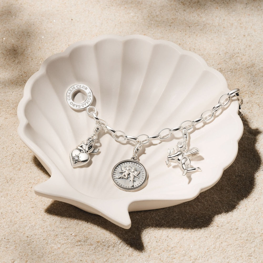 STERLING SILVER CUPID ANGEL CHARM
