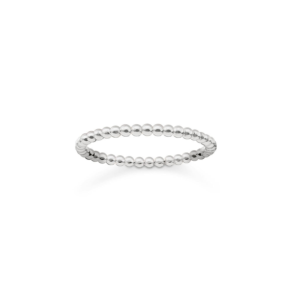 STERLING SILVER DELICATE DOTS RING 