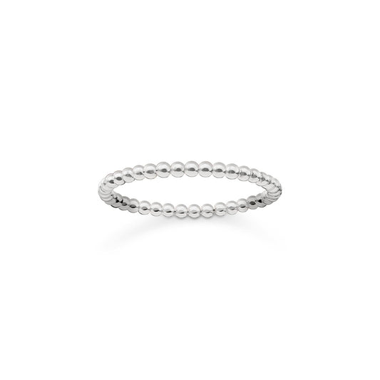 STERLING SILVER DELICATE DOTS RING 